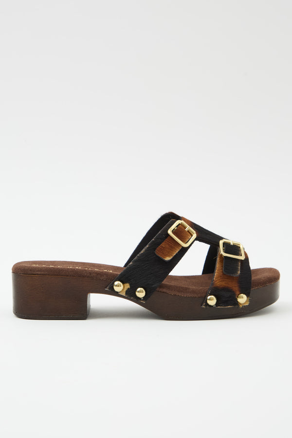 Tre Emme Zoccolo Marrone Donna