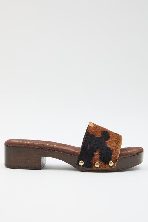 Tre Emme Zoccolo Marrone Donna