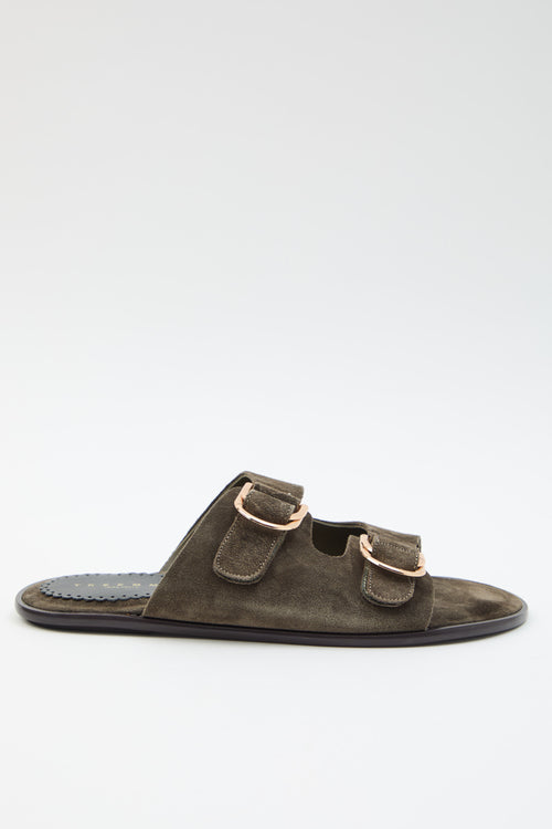 Tre Emme Ciabatta Kaki Donna