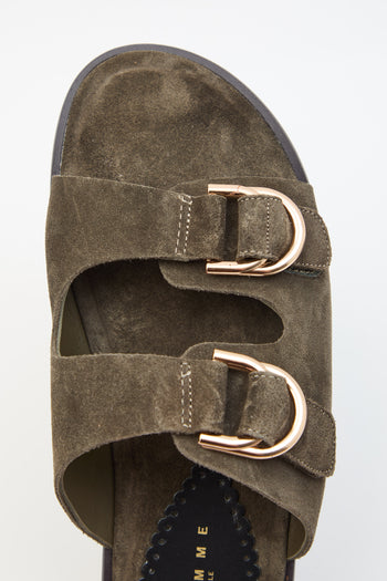Tre Emme Ciabatta Kaki Donna - 4