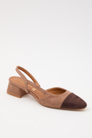 Tre Emme Slingback Moro/naturale Donna - 7