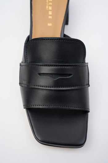Tre Emme Ciabatta Nero Donna - 3