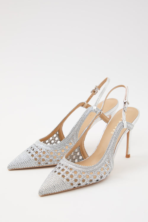 Tre Emme Slingback Argento Donna - 2