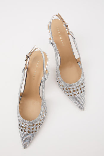 Tre Emme Slingback Argento Donna - 6