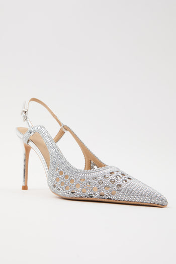 Tre Emme Slingback Argento Donna - 7
