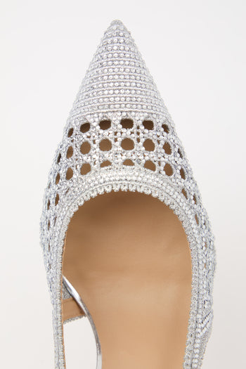 Tre Emme Slingback Argento Donna - 8