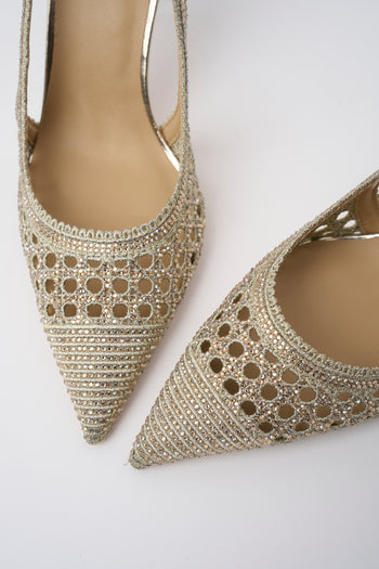 Tre Emme Slingback Oro Donna - 3