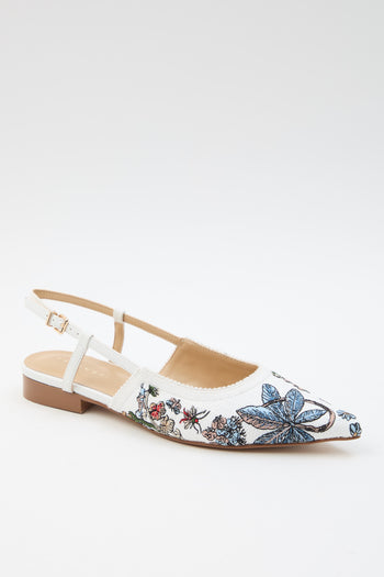 Tre Emme Slingback Bianco Donna - 4