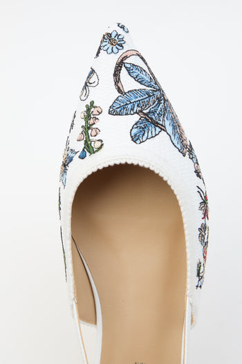 Tre Emme Slingback Bianco Donna - 6