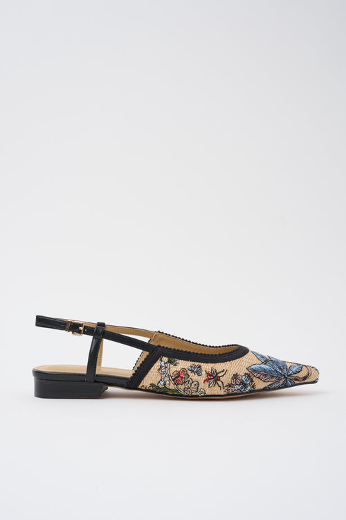 Tre Emme Slingback Nero Donna