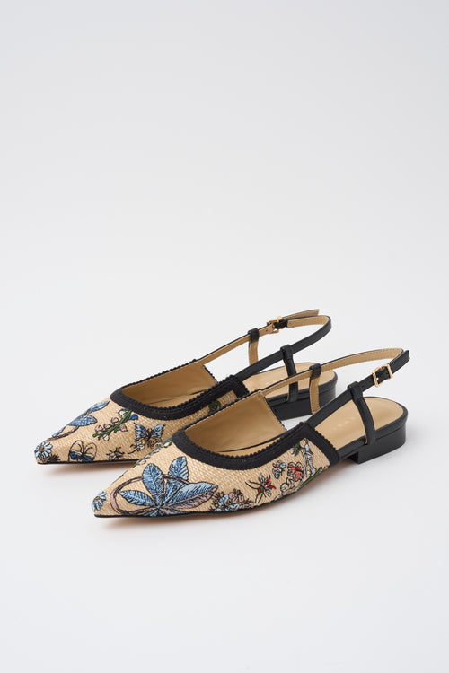 Tre Emme Slingback Nero Donna - 2