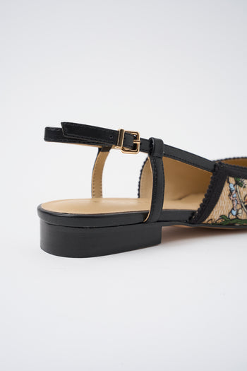 Tre Emme Slingback Nero Donna - 4