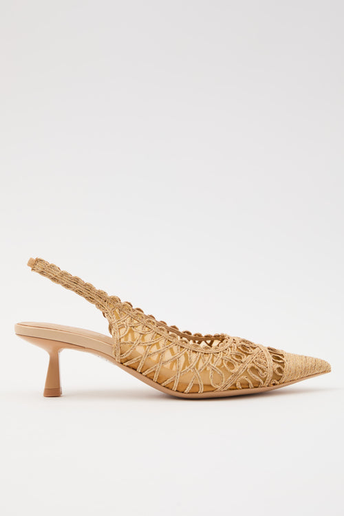 Tre Emme Slingback Cuoio Donna