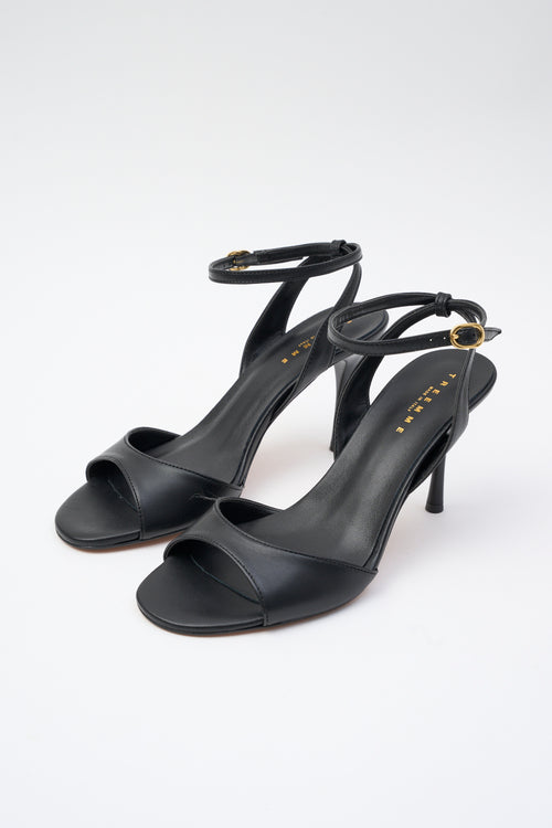 Tre Emme Sandalo Nero Donna