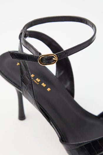 Tre Emme Sandalo Nero Donna - 8