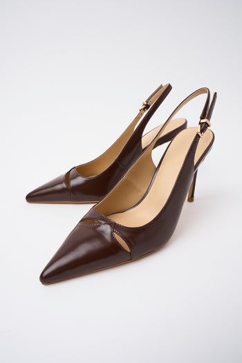 Tre Emme Slingback Dark Brown Donna - 6
