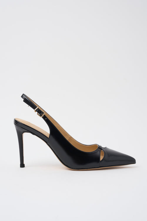 Tre Emme Slingback Nero Donna