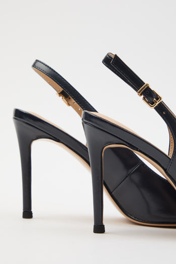 Tre Emme Slingback Navy Donna - 4