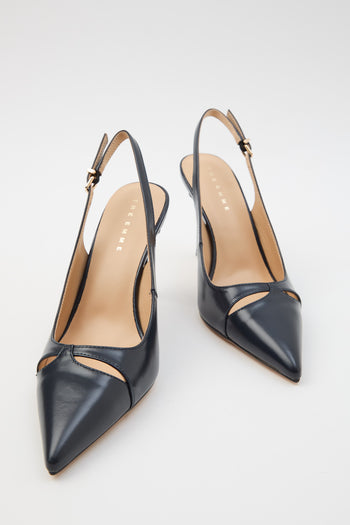 Tre Emme Slingback Navy Donna - 8