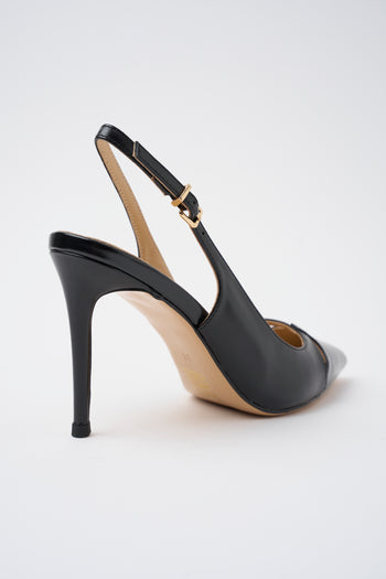 Tre Emme Slingback Nero Donna - 4