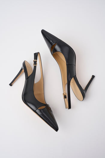 Tre Emme Slingback Nero Donna - 5