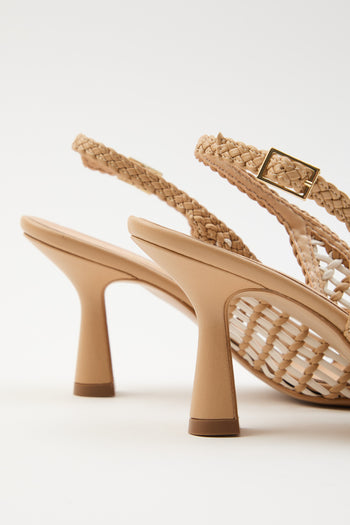 Tre Emme Slingback Naturale+burro Donna - 4
