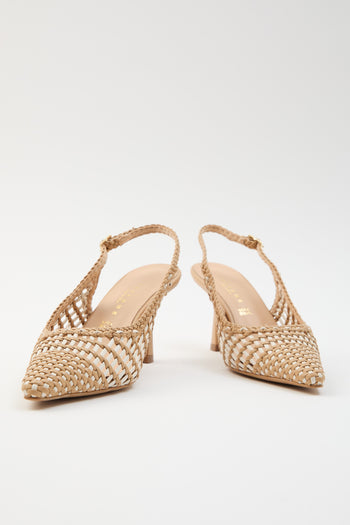 Tre Emme Slingback Naturale+burro Donna - 9