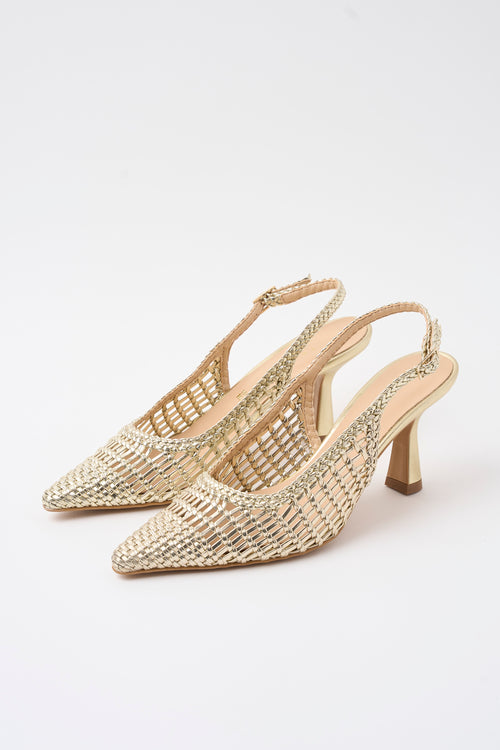 Tre Emme Slingback Platino Donna - 2
