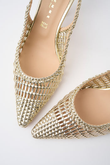 Tre Emme Slingback Platino Donna - 3