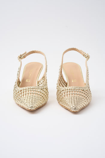 Tre Emme Slingback Platino Donna - 4