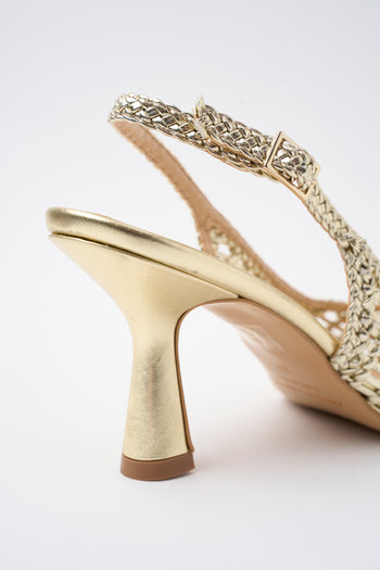 Tre Emme Slingback Platino Donna - 5
