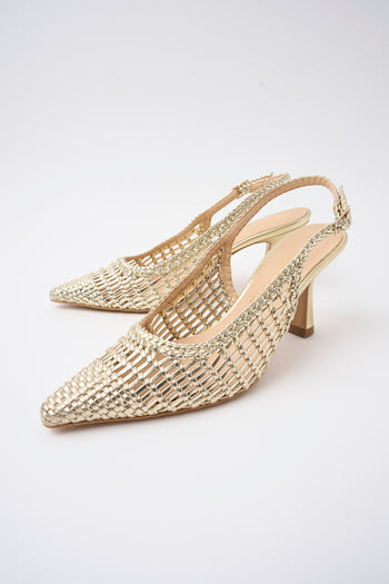 Tre Emme Slingback Platino Donna - 6