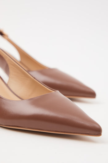 Tre Emme Slingback Dark Brown Donna - 3