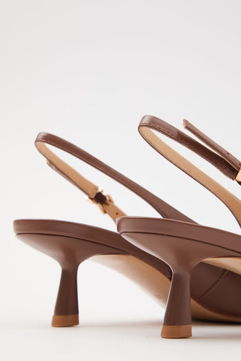 Tre Emme Slingback Dark Brown Donna - 4