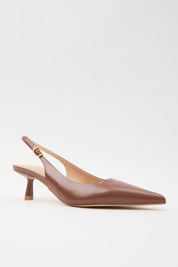 Tre Emme Slingback Dark Brown Donna - 7