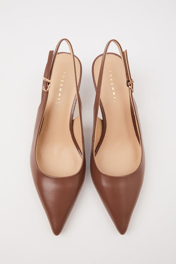 Tre Emme Slingback Dark Brown Donna - 8
