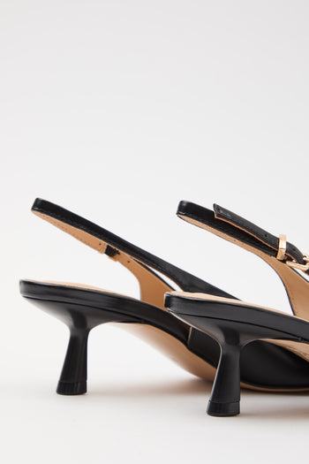 Tre Emme Slingback Nero Donna - 6