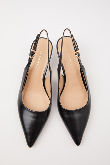 Tre Emme Slingback Nero Donna - 7