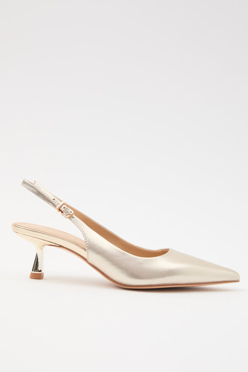 Tre Emme Slingback Platino Donna