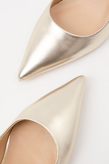 Tre Emme Slingback Platino Donna - 4