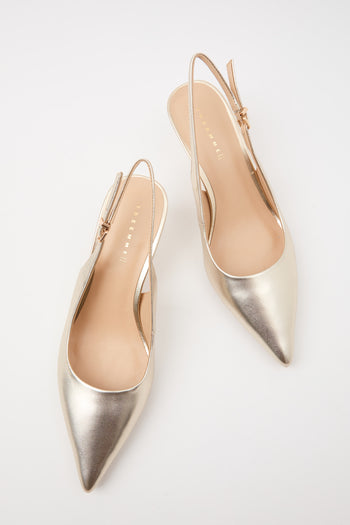 Tre Emme Slingback Platino Donna - 9