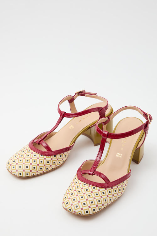 Tre Emme Slingback Rosso Donna - 2