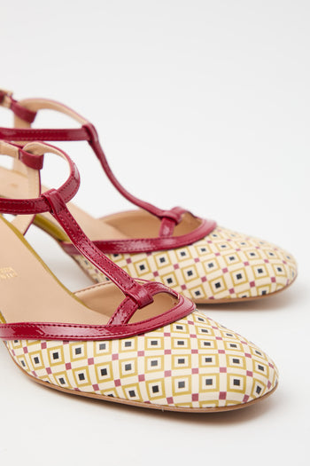 Tre Emme Slingback Rosso Donna - 3