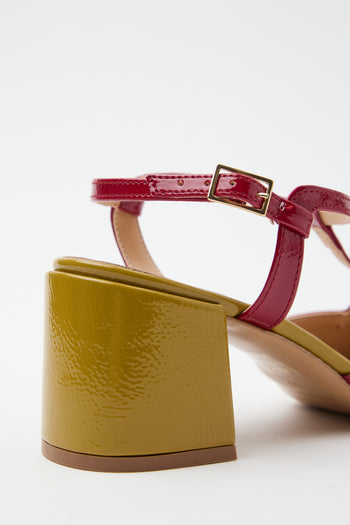 Tre Emme Slingback Rosso Donna - 6