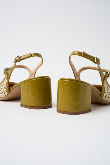 Tre Emme Mary Jane Crema+senape Donna - 5