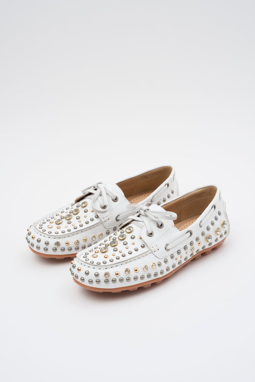 Tre Emme Mocassino Off White Donna - 2