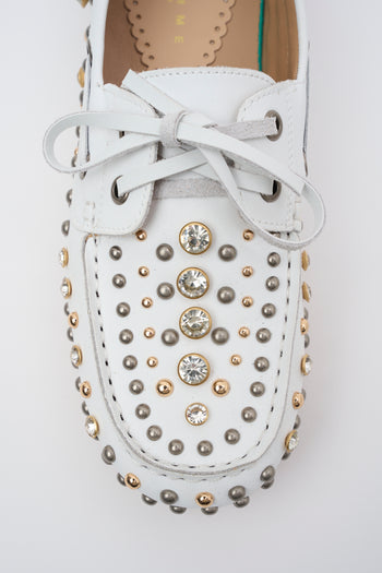 Tre Emme Mocassino Off White Donna - 3