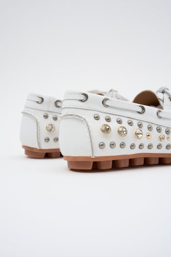 Tre Emme Mocassino Off White Donna - 4