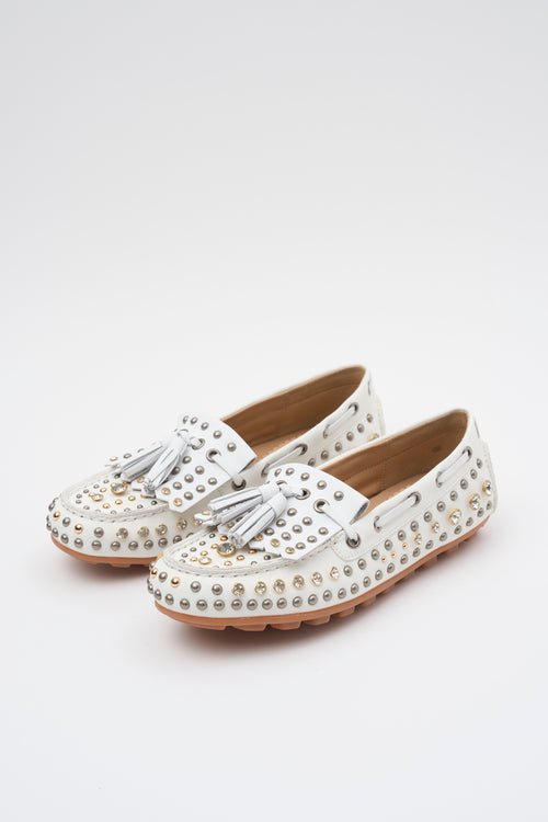 Tre Emme Mocassino Off White Donna - 2