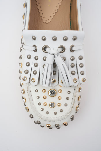 Tre Emme Mocassino Off White Donna - 3